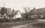 Islay House (left) and Ye Olde Thatche Shoppe on the right. Postcard Carol Ewin