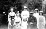 Nathaniel Skitmore born Rockland St Peter about 1871 with wife Anna Laura Lock born about 1874 Rocklands All Saints with family