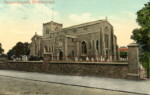 Parish Church, Attleborough. Postcard BCV