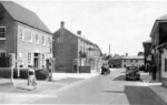 High Street, Attleborough. Postcard BCV