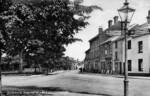 Queens Square looking towards Church Street. Postcard BCV