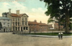 Queens Square. Postcard BCV