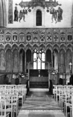 St Mary's Church Attleborough. Postcard BCV