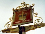 The sign of the Crown at Great Ellingham. Photograph Attleborough Heritage Group