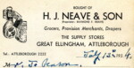 H. J. Neave & Son. Courtesy of Lucinda Bell-Tye