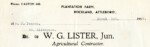 W G Lister, Jun. Agricultural Contractor, Rockland. Courtesy of Lucinda Bell-Tye