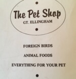 1983: The Pet Shop, Great Ellingham