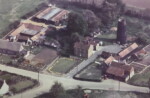 1965 showing the Post Office, the Mill, Mill House and Mill Farm. Courtesy of Angela Crocker