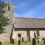 Holy Cross, Caston. Photograph taken May 2020