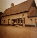 1954 A G Cracknell's shop in Great Ellingham. Photograph courtesy of Diane Davis