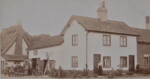 Andrew King outside his Smithy in Great Ellingham. 'A King' on the sign above the door. Photograph courtesy of Patricia Whiteaker