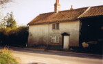 Cottage at Currier's Farm, Watton Road, Great Ellingham, at one time the home of Lilian Clarke. Photograph courtesy of Gerry Speck