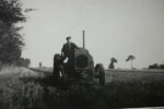 Louis Lebbell cultivating on Poplar Farm c.1936. Photograph courtesy of Susan Fay