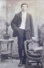 William R Lebbell aged about 21 years. Photograph courtesy of Susan Fay, granddaughter of W R Lebbell