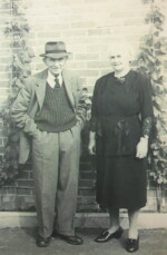 William and Lily Lebbell at Stonehenge c.1955. Photograph courtesy of Susan Fay, granddaughter of W R Lebbell