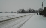 Hingham Road looking south. February 2012