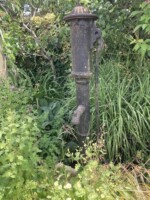 Water Pump at the rear of No.4 Mill Lane. Photograph taken June 2024.