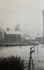 Mill House and Mill (without sails) taken from the cottage opposite. Courtesy Paul Hawkins