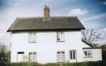 One of the two pairs of double cottages near to the bungalow, the former 'Day School' in Long Street. Courtesy Georgina Wing