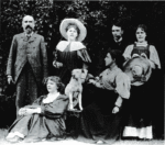 Fairman Joseph Mann with his wife Mary Elizabeth Mann and children.